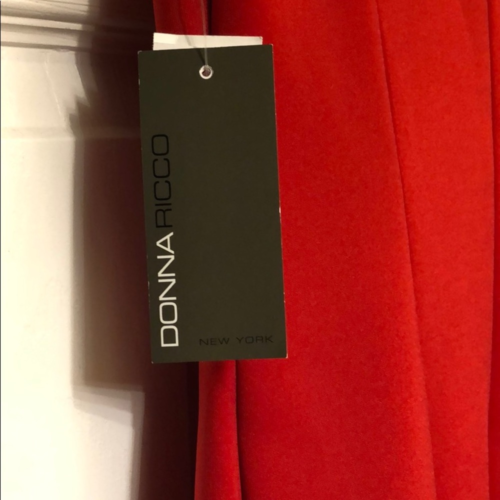 🎉🎉🎉HP🎊🎊🎊Donna Ricco sheath Dress Red - Picture 5 of 5